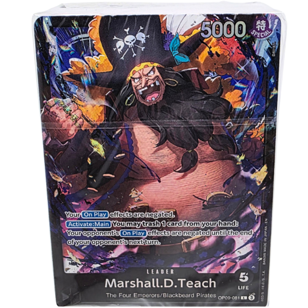 (Sealed Deck Only) Starter Deck 27: BLACK Marshall.D.Teach - Starter Deck 27: BLACK Marshall.D.Teach (ST-27)