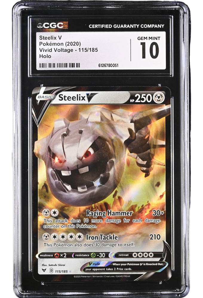 Steelix 115/185 Vivid Voltage Holo CGC 10