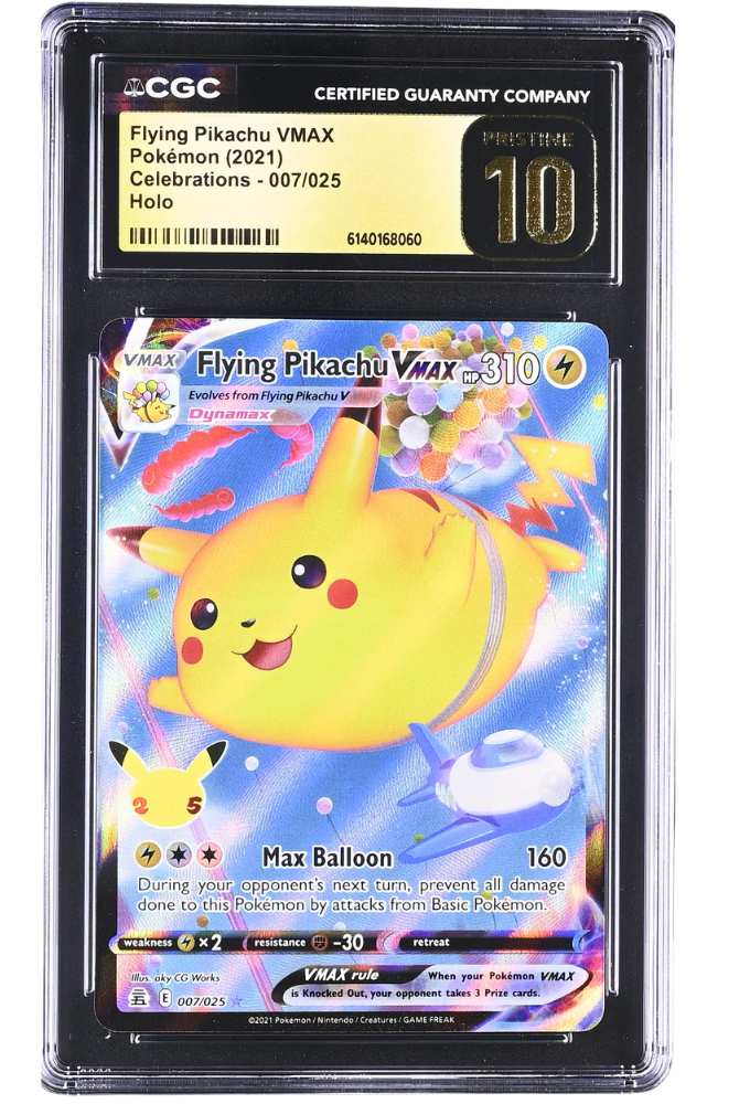 Flying Pikachu Vmax 007/025 Celebrations Holo CGC Pristine 10