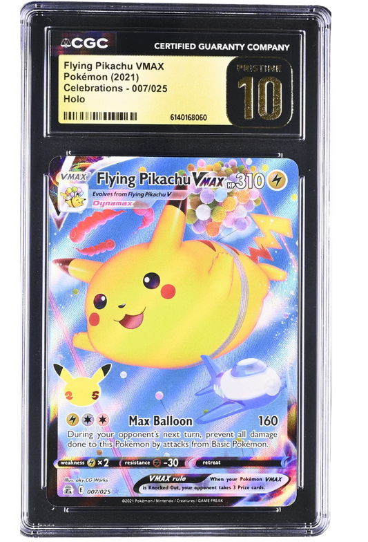 Flying Pikachu Vmax 007/025 Celebrations Holo CGC Pristine 10