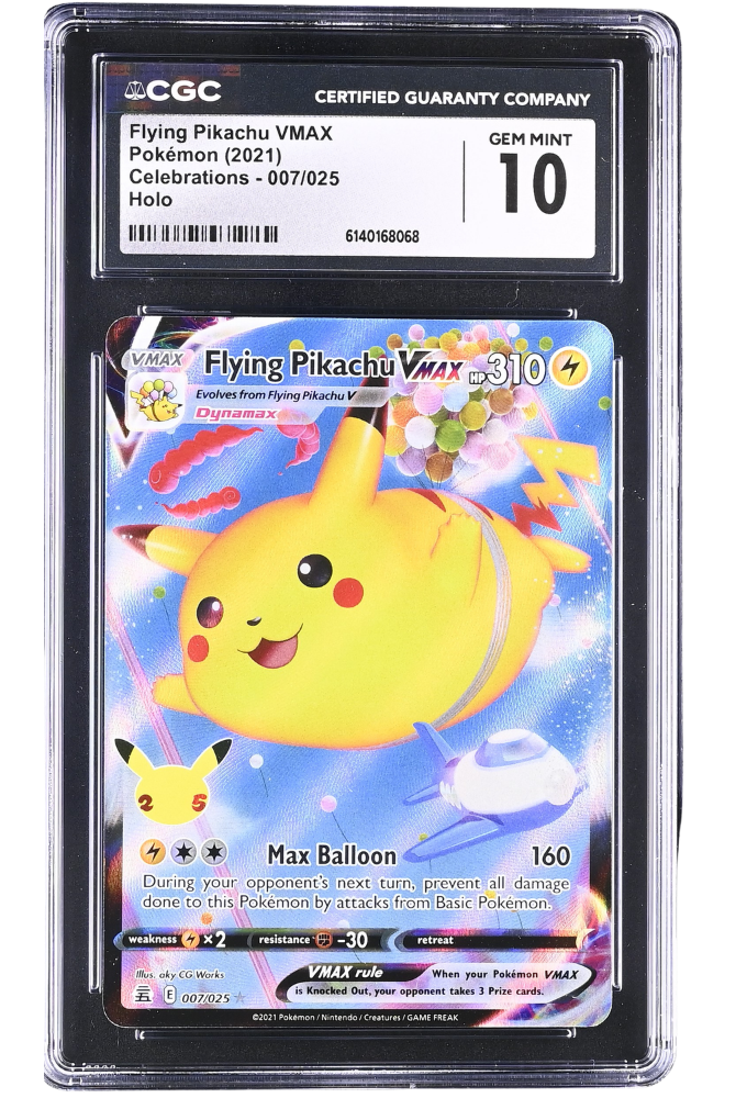 Flying Pikachu Vmax 007/025 Celebrations Holo CGC 10