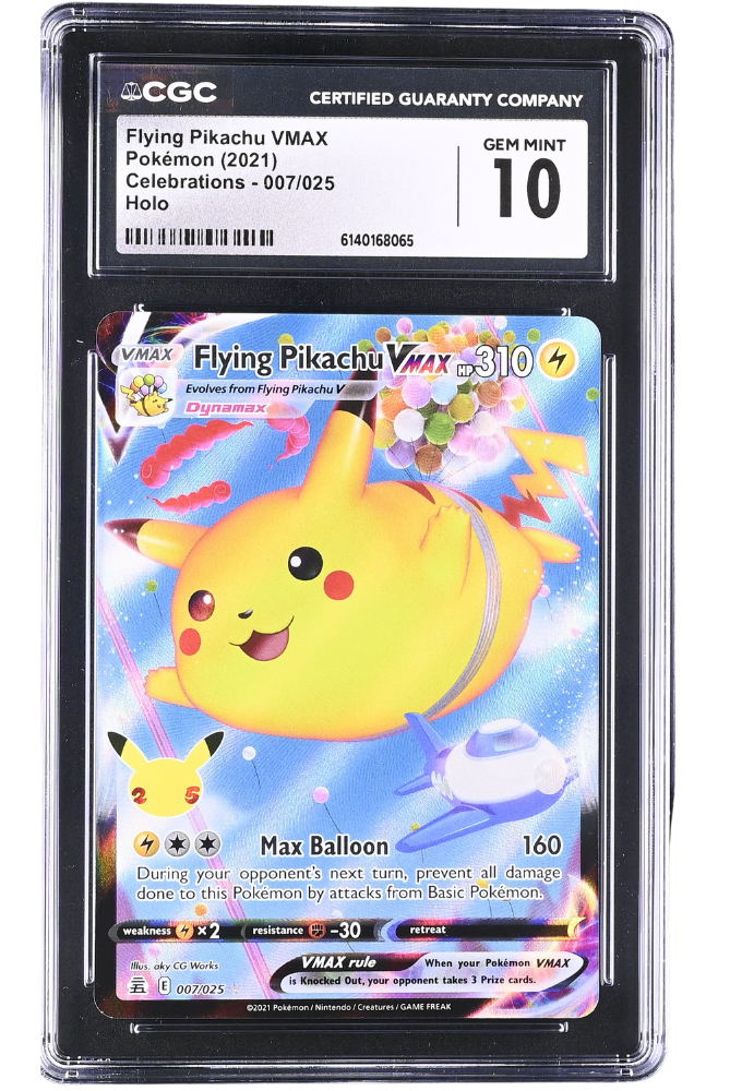 Flying Pikachu Vmax 007/025 Celebrations Holo CGC 10