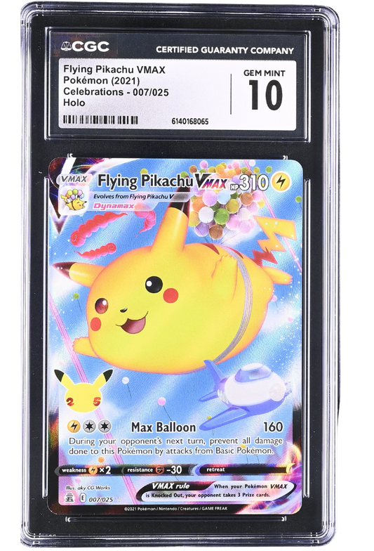 Flying Pikachu Vmax 007/025 Celebrations Holo CGC 10