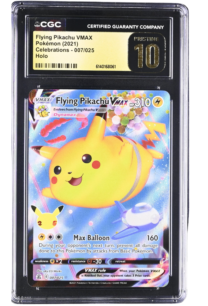 Flying Pikachu Vmax 007/025 Celebrations Holo CGC Pristine 10