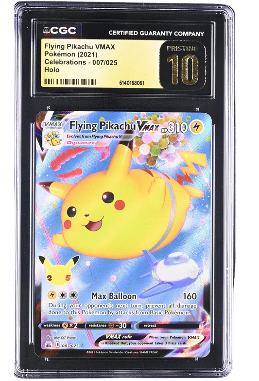 Flying Pikachu Vmax 007/025 Celebrations Holo CGC Pristine 10