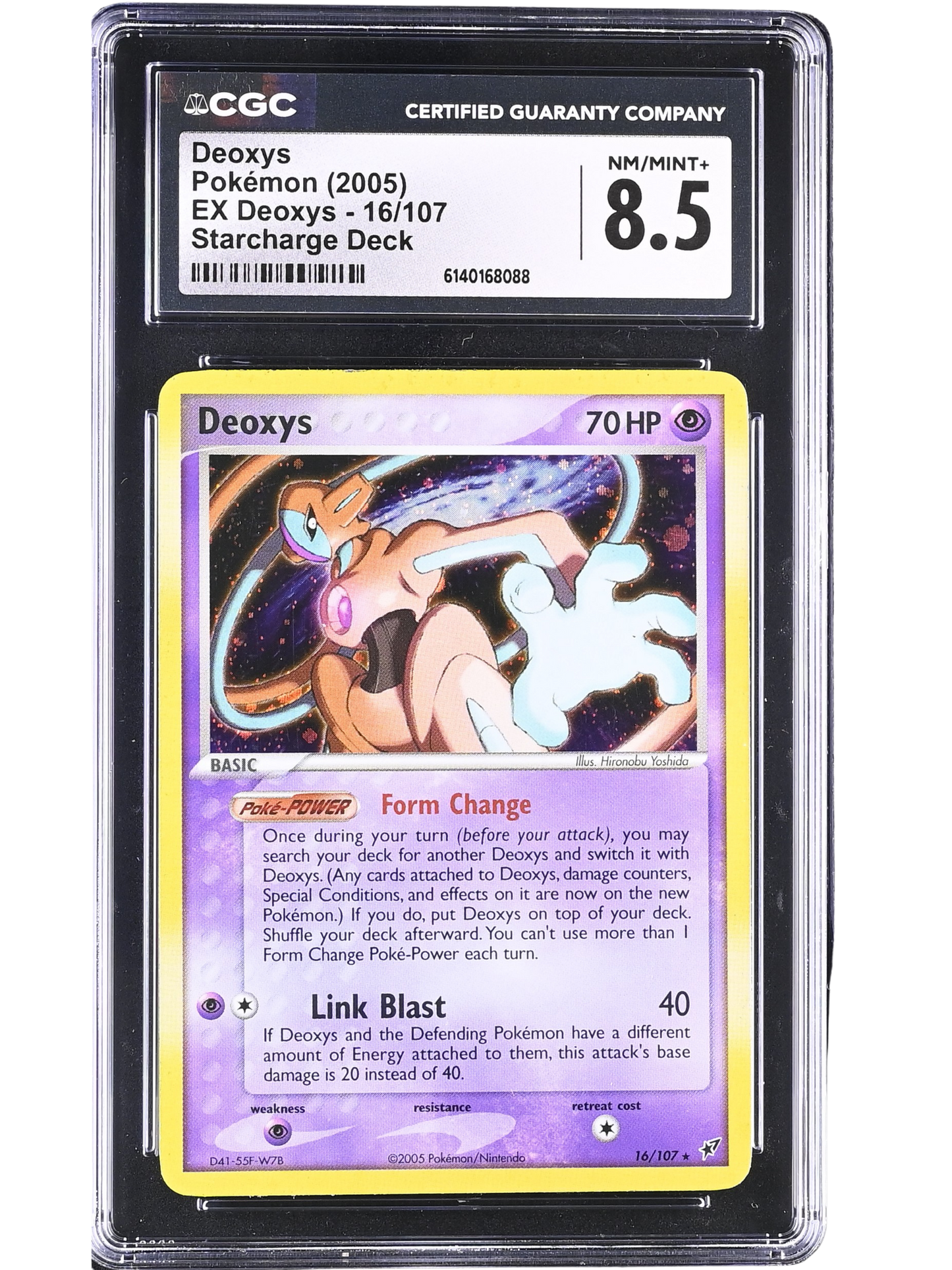 Deoxys EX Deoxys 16/107 Holo CGC 8.5