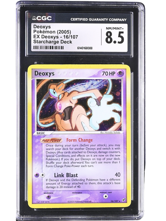 Deoxys EX Deoxys 16/107 Holo CGC 8.5