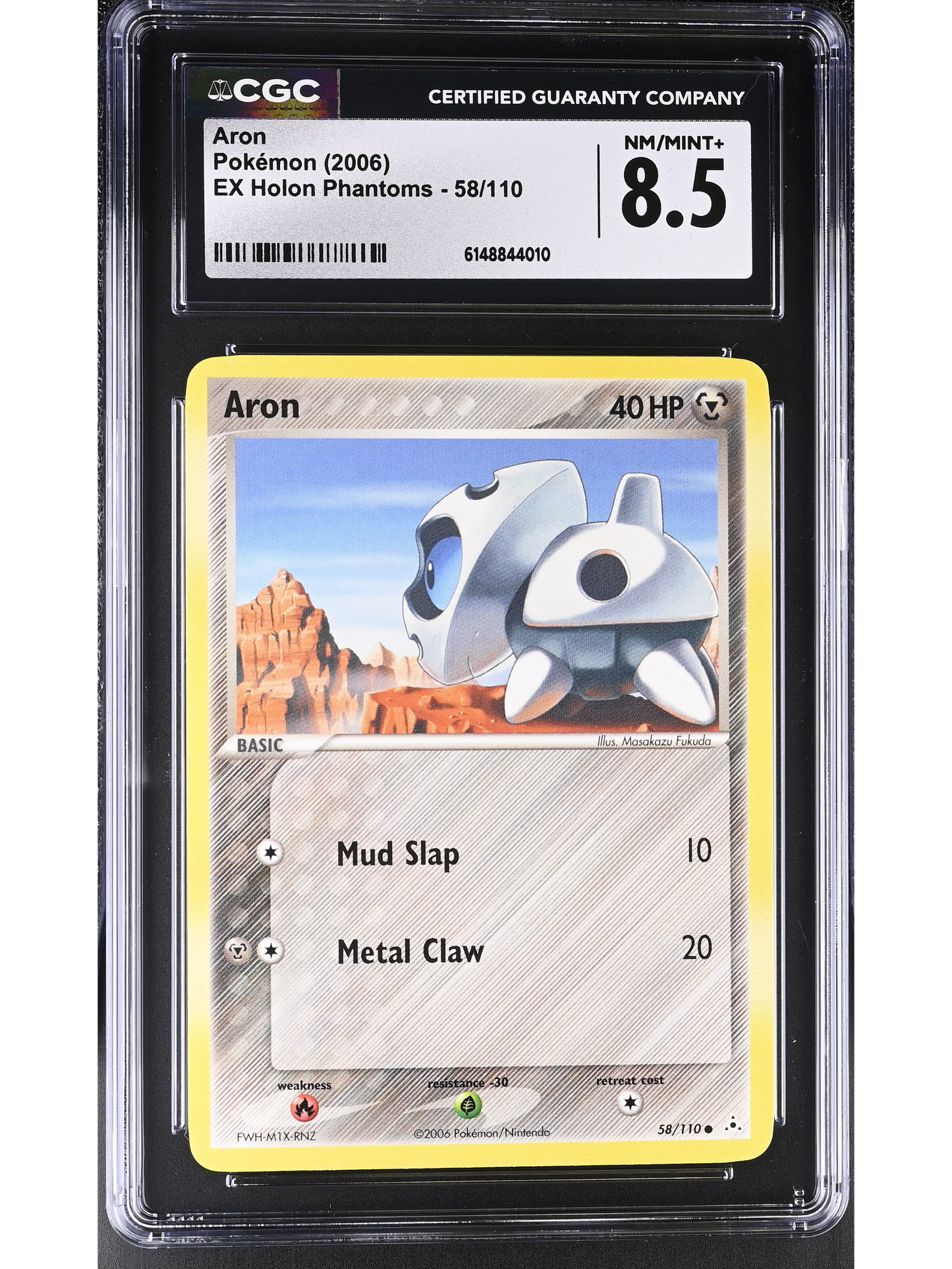 Aron 58/110 EX Holon Phantoms CGC 8.5