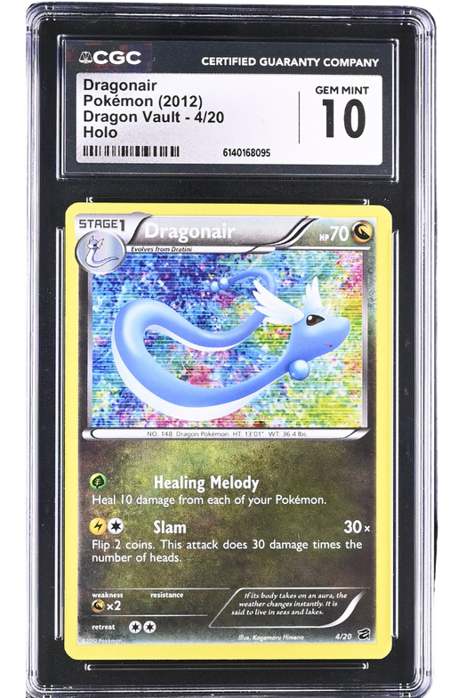 Dragonair 4/20 Dragon Vault Holo CGC 10