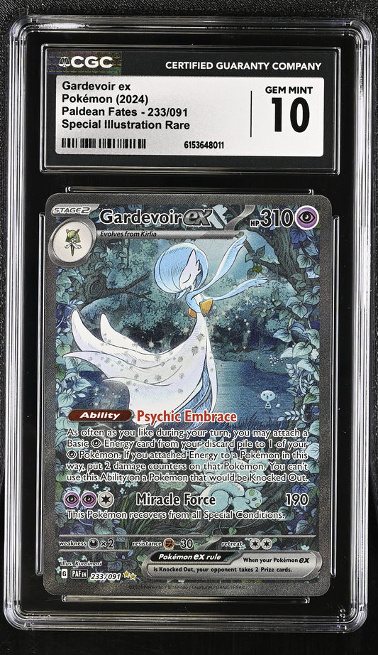 Gardevoir ex Paldean Fates 233/091 Special Illustration Rare CGC 10