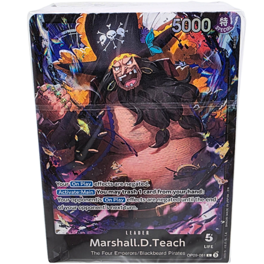 (Sealed Deck Only) Starter Deck 27: BLACK Marshall.D.Teach - Starter Deck 27: BLACK Marshall.D.Teach (ST-27)
